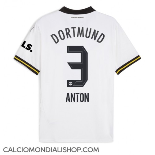 Maglie da calcio Borussia Dortmund Waldemar Anton #3 Terza Maglia 2024-25 Manica Corta